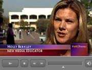 Holly Berkley interviewed on New Media  text messaging